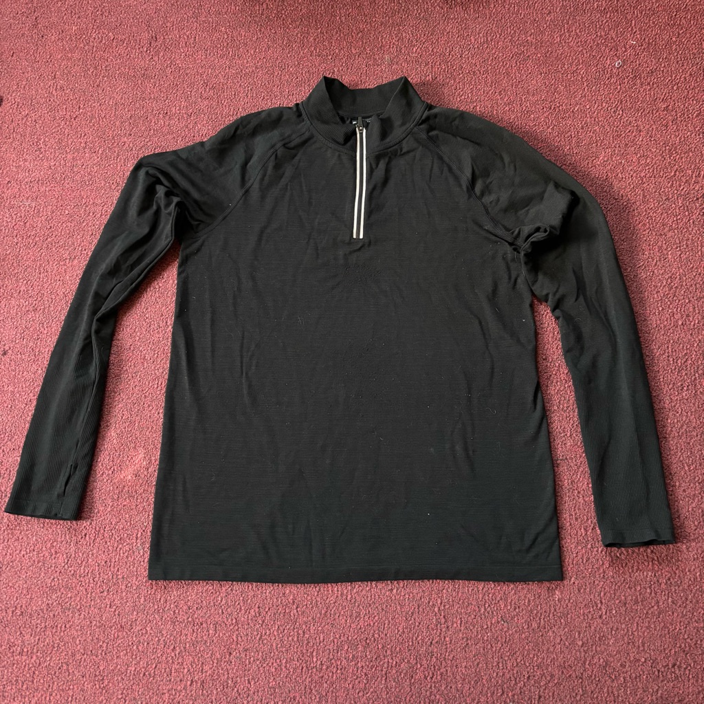 Pink Active Victoria’s Secret Lightweight Long Sleeve 3/4 Zip Xl